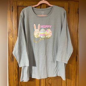 Plus size women’s 2x Easter top